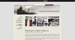 Desktop Screenshot of debtcollect.ie